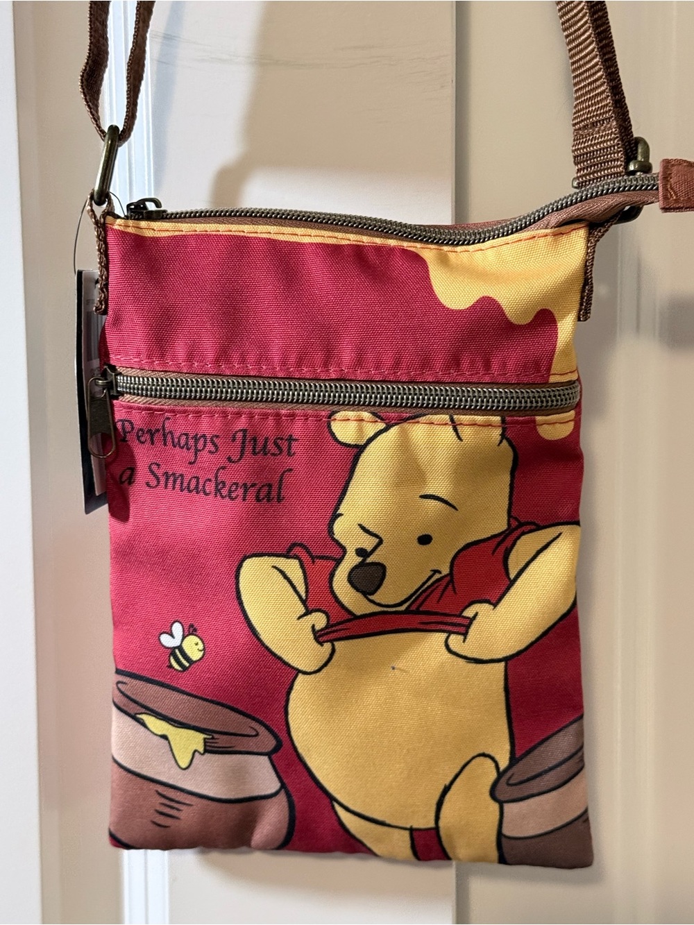 Loungefly Red & Yellow Winnie the Pooh Crossbody Bag - Picture 2 of 6